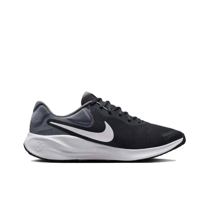 Nike REVOLUTION 7 Slip Resistant And Abrasion Resistant Support Low Top Casual Running Shoes Men's Black-1