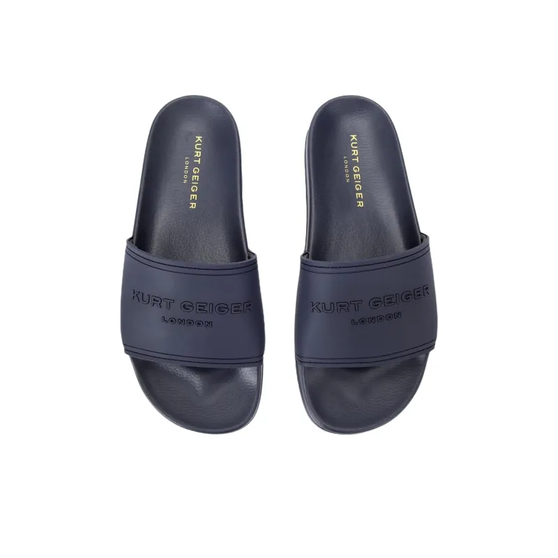 Kurt Geiger London Slide Slippers Men's Marine Blue-3