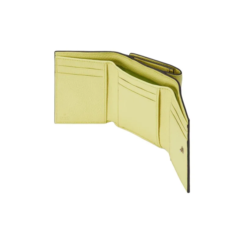 GUCCI Leather Wallet Men's Lime Green-3
