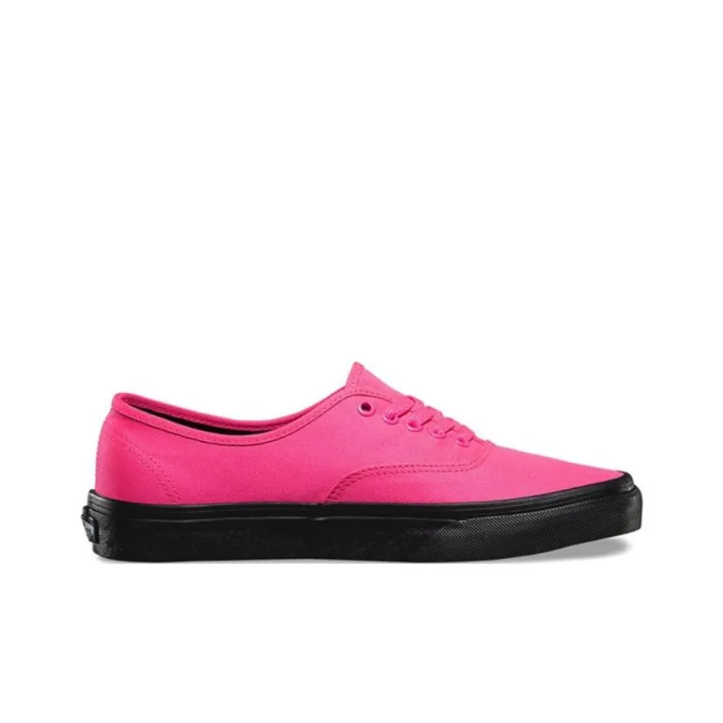 Vans Authentic Black Outsole Neon Pink-1