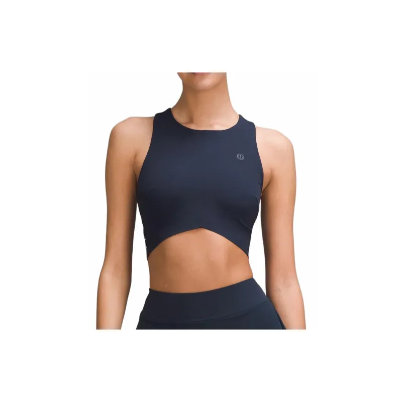Lululemon Cropped Series Sport Vests Women's Marine Blue-2