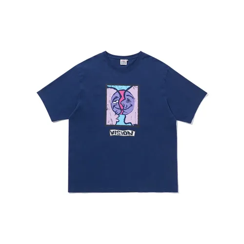 Vision Street Wear T-Shirts Unisex Navy Blue