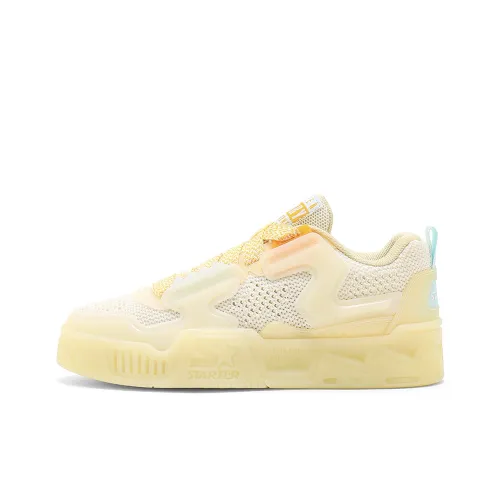 STARTER Vol Series Ice Drink Collection Jelly Shoes Low Top Skateboard Shoes Women's Light Yellow