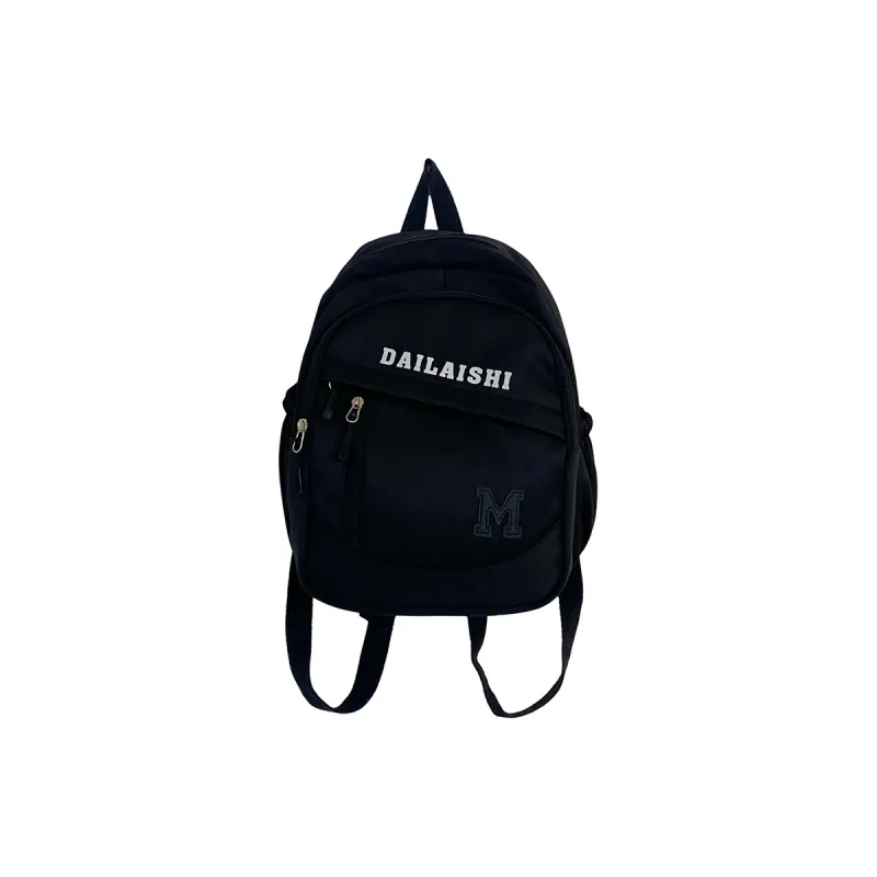 KAKAXI Nylon Backpack Regular Women's Black/Purple/Yellow/Green/Blue/Pink-0