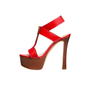 MICHAEL KORS Berkley Strap Sandals 13cm Women's Red