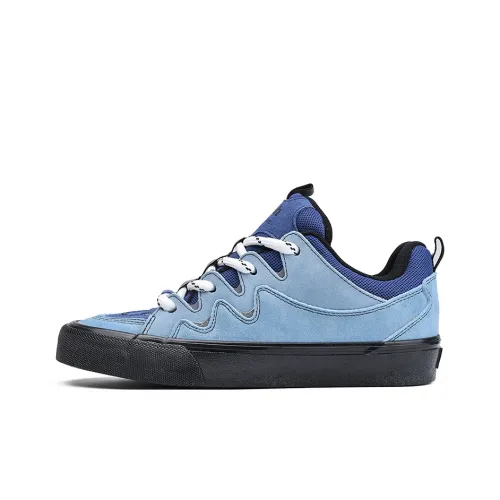 GOLUCK Skateboarding Shoes Unisex Low-top Blue