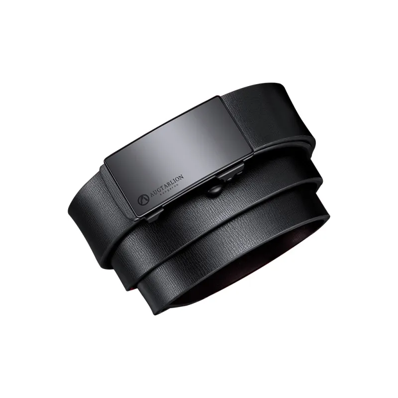 AUGTARLION Luxe Business Casual Flat Letter Pants Belt Cow Leather Leather Belts Men's 3.5cm-3