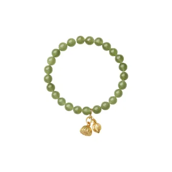 LUXLINE Bracelets Green Jade Women's