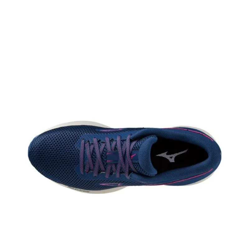 Mizuno Wave Kizuna 3 Cushioning Anti-Slip And Wear-Resistant Low-Top Casual Shoes Women's Blue Pink-2