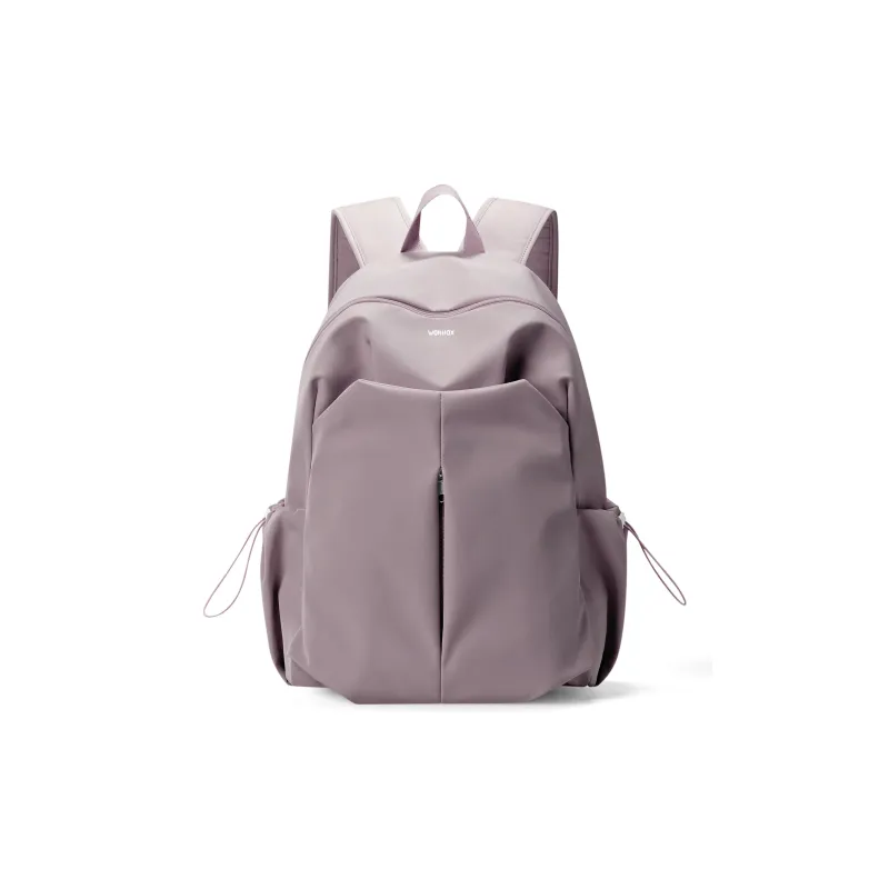 WONHOX Fabric Backpack Laptop Bag Backpack Regular Unisex Black/Gray/Red/Pink Purple-21