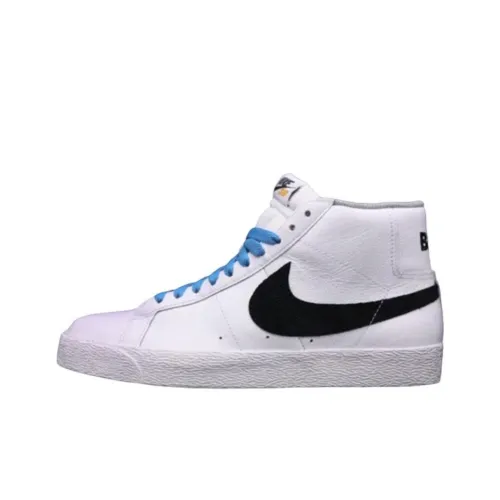 Nike Blazer Skateboard Shoes Men Mid-Top White