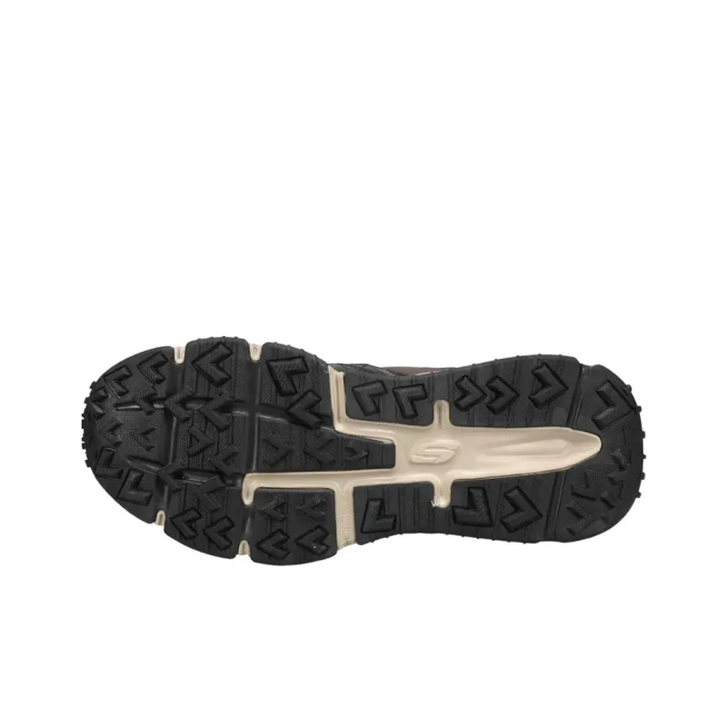 Skechers Breathable Lightweight Rebound Low Top Casual Running Shoes Men's Black-5