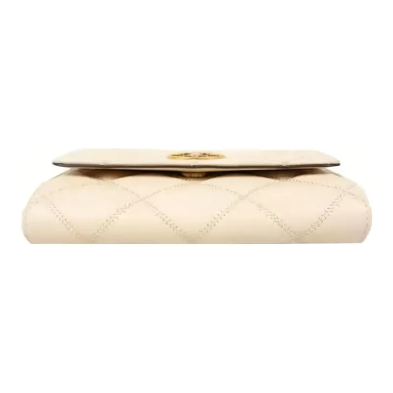 TORY BURCH TB Willa Sheepskin Envelope Bag Chain Small Square Bag Shoulder Bag Crossbody Bag Mini Women's Cream White-3