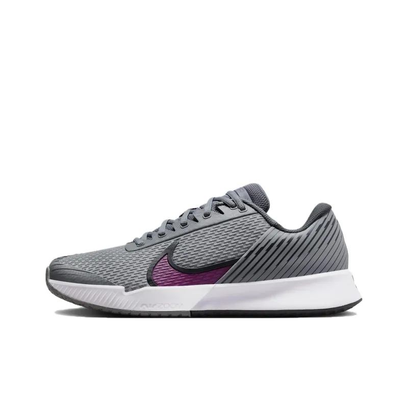 Nike Air Zoom Vapor Pro 2 Anti Slip And Wear Resistant Breathable Low Top Tennis Shoes Men's Gray-0