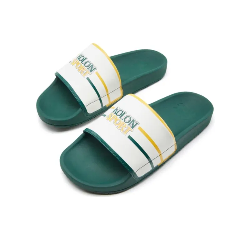 KOLON SPORT Camping Slip Resistant Abrasion Resistant Slide Slippers Unisex Dark Blue-1