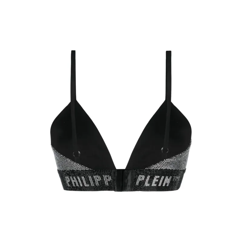 PHILIPP PLEIN Rhinestone Embellished Bra-1