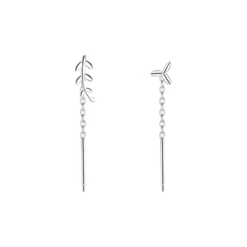 PIARA S999 Fine Silver Drop Earrings Women's-0