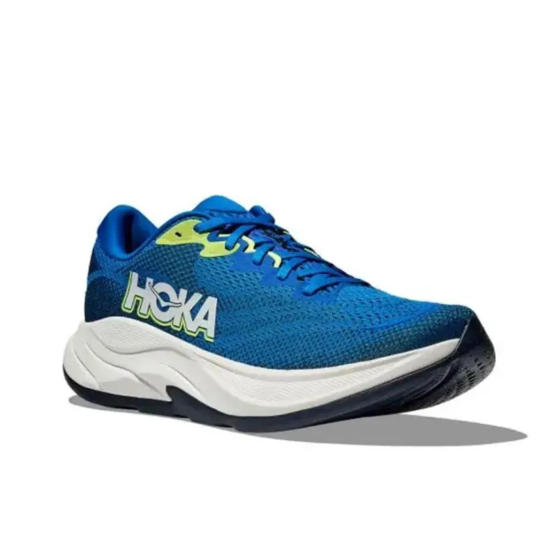 HOKA ONE ONE Anti Slip Wear Resistant Low Top Casual Y2k Retro Running Shoes Men's Blue White-2