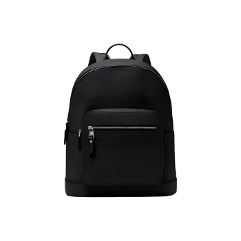 MICHAEL KORS Hudson Leather Backpack Men's Black