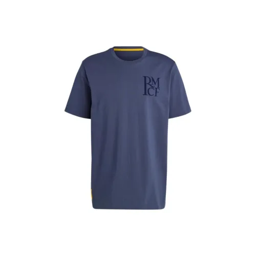 Adidas Real Madrid C.F T-Shirts Men Deep Navy Blue