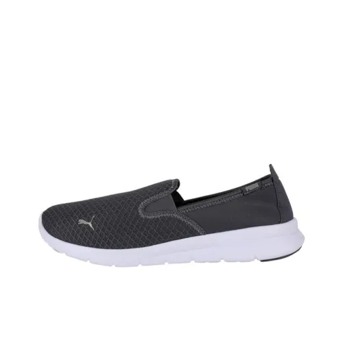 PUMA Flex Essential Slip On Running Shoes Men Low-Top Gray