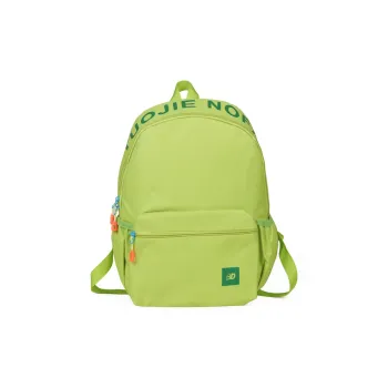 MOK Nylon Backpack Unisex Olive Dark Green/Light Fruit Green/Pink & Light Blue/Black