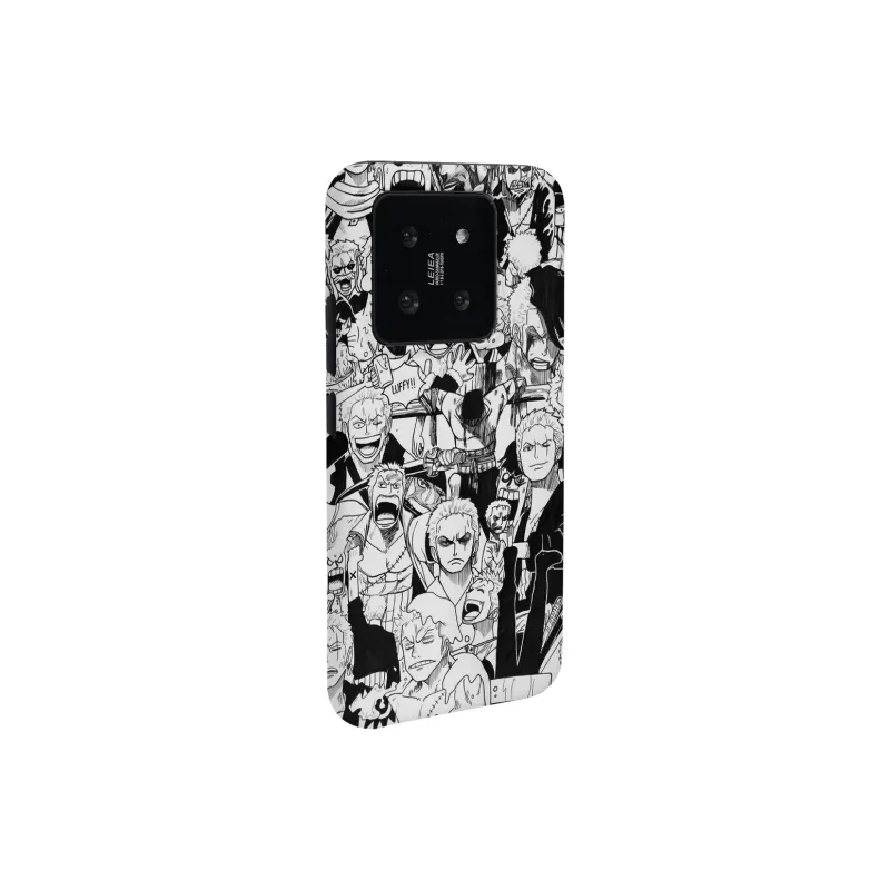 Keshami PC Material Comic Zoro Fully Enclosed Impact Resistant Matte Phone Cases Compatibility Xiaomi 15 Pro/14 Pro-4