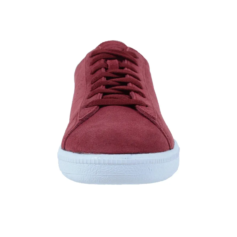 Nike Tennis Classic Cs Suede Cushioning, Wear Resistant Low Top Skateboard Shoes Unisex Red-4