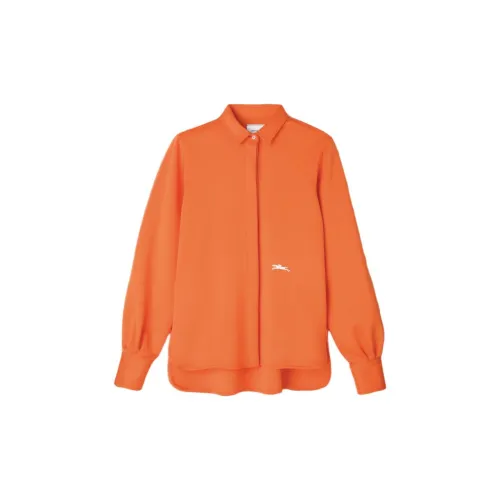 LONGCHAMP Jackets Coats Women's Orange