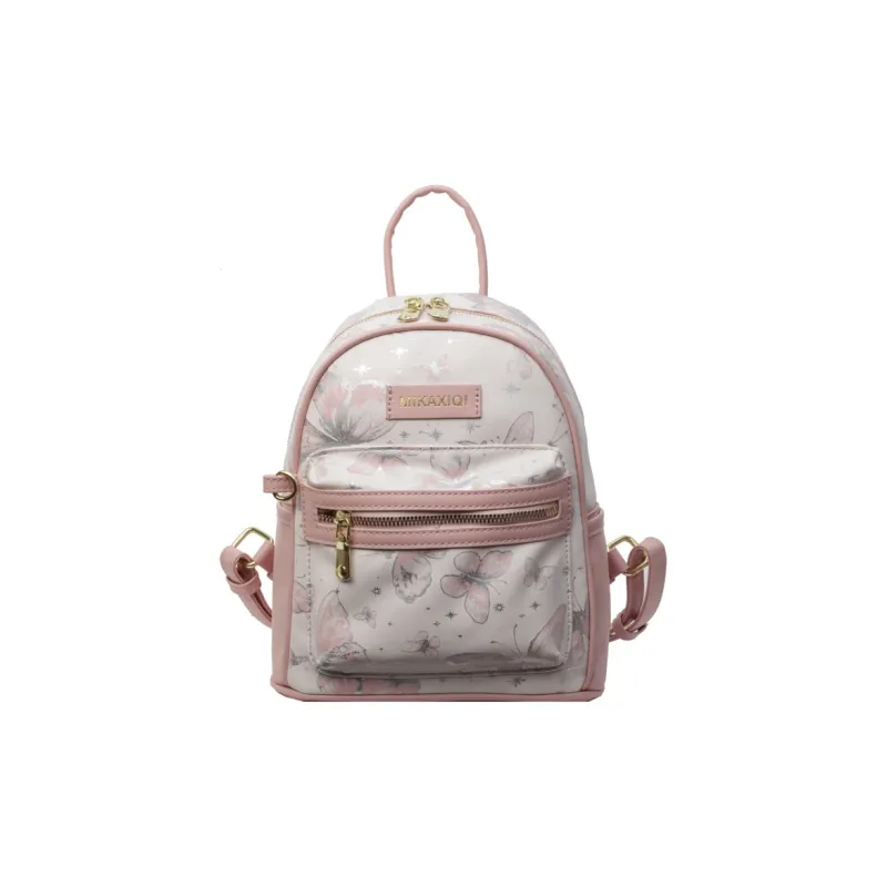 Bywhich PU Backpack Women's Black-6
