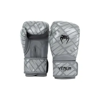 VENUM Boxing Gloves Synthetic Leather Unisex Gray Black