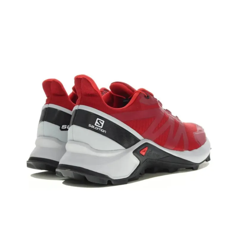 SALOMON Supercross 3 Anti-Slip Wear-Resistant Low-Top Outdoor Shoes Women's Red-2
