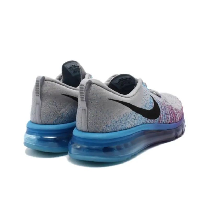 Nike Flyknit Air Max Purple Vivid Blue-2