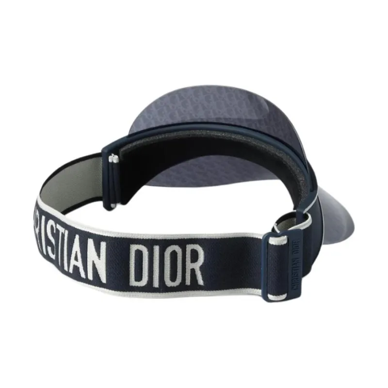 DIOR Plexiglass Sun Protection Hats Women's Marine Blue-2