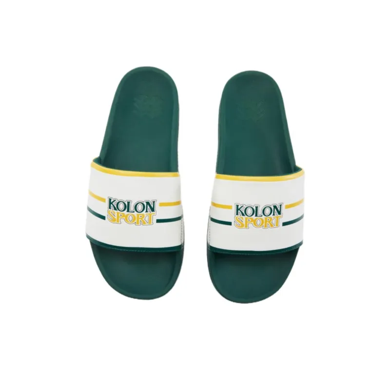 KOLON SPORT Camping Slip Resistant Abrasion Resistant Slide Slippers Unisex Dark Blue-2
