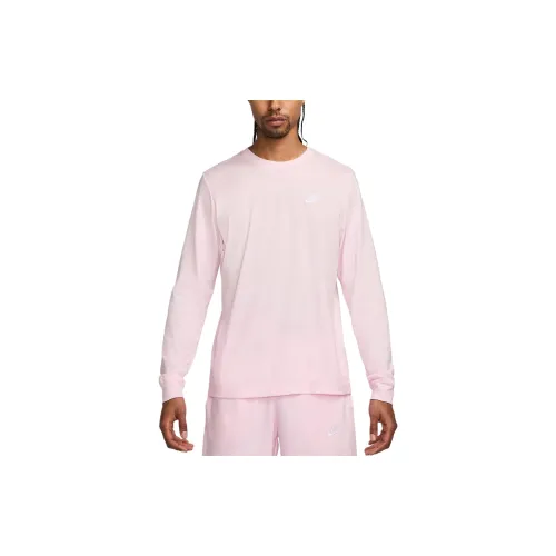 Nike Sportswear Club T-Shirts Men Pink Foam