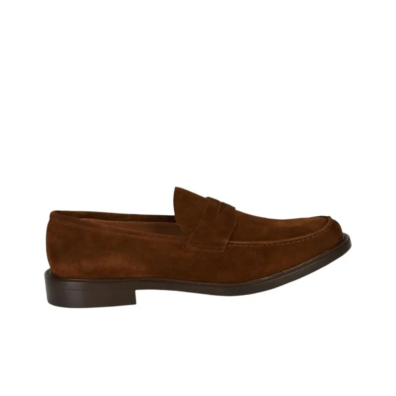 BOGGI Milano Penny-slot Suede Loafers-1