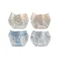 4 Pack (Bowknot+Dark Blue Plaid+Light Blue+Small Flower)