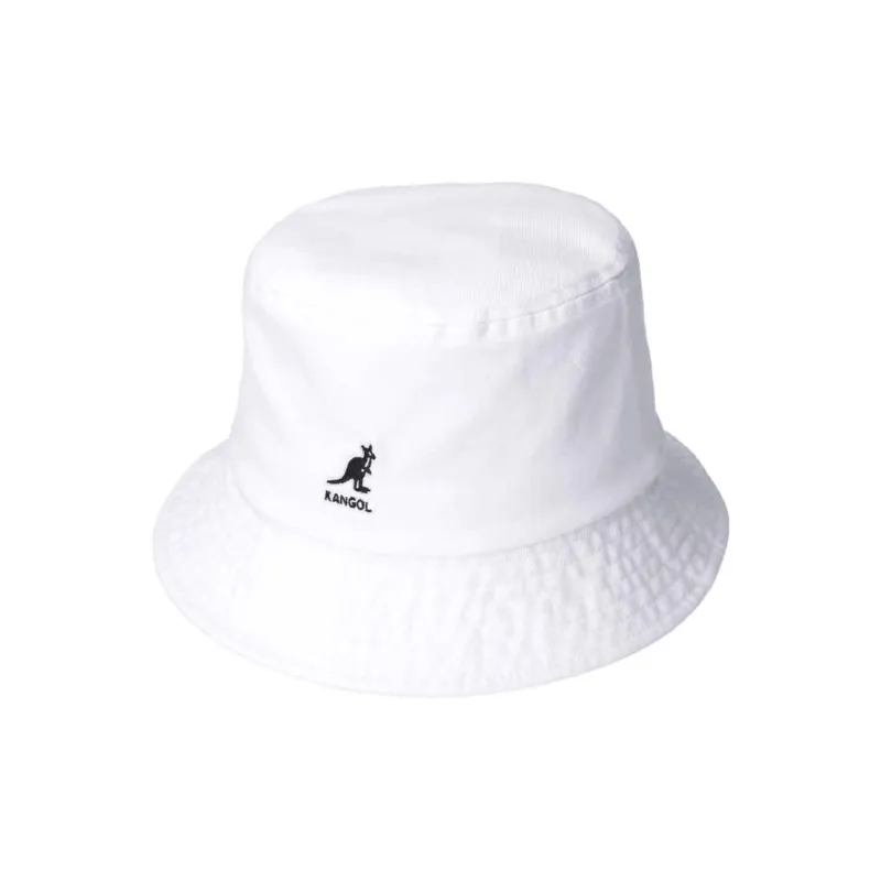 KANGOL Cotton Bucket Hats Kids' White-0