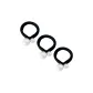 Pearl Black Hair Tie-3 Pack