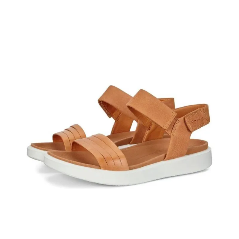 Ecco One Strap Sandals Women's Brown-3