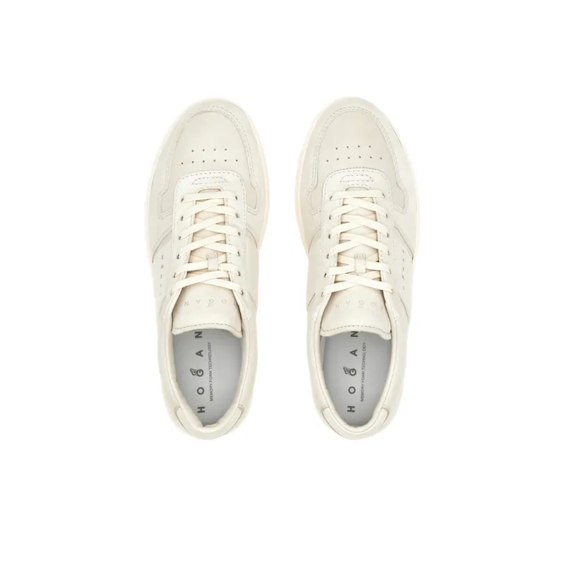 HOGAN Logo Printed Lace Up Sneakers-4