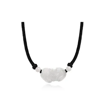 Zheng Baifu Chalcedony Jade Necklaces Unisex
