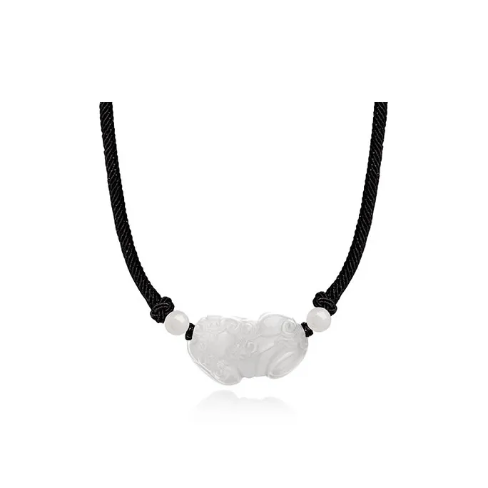 Zheng Baifu Chalcedony Jade Necklaces Unisex-0