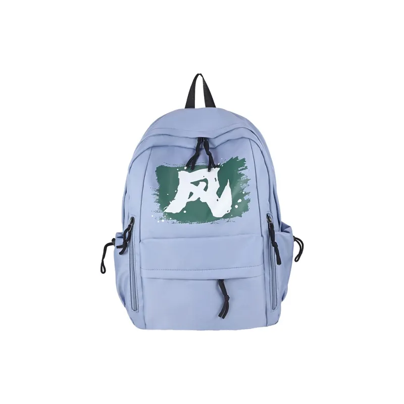 KAKAXI Nylon Backpack Regular Unisex Black/White/Red/Blue-4