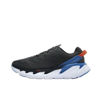 HOKA ONE ONE Elevon 2 Cushioning Low-Top Running Shoes Men's Black Blue