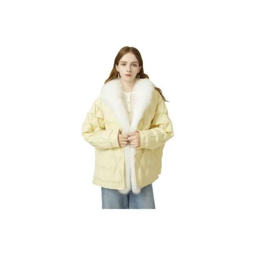 JORYAweekend Down Jackets Women's Yellow Cream