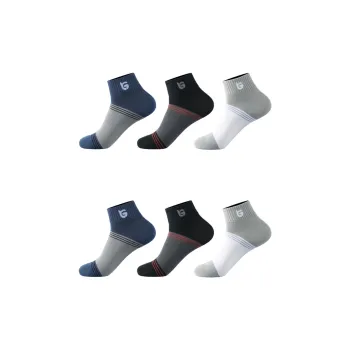 Lanza Mid Calf Socks Men's 6 Pack