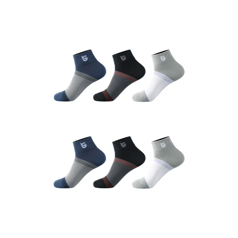 Lanza Mid Calf Socks Men's 6 Pack-0