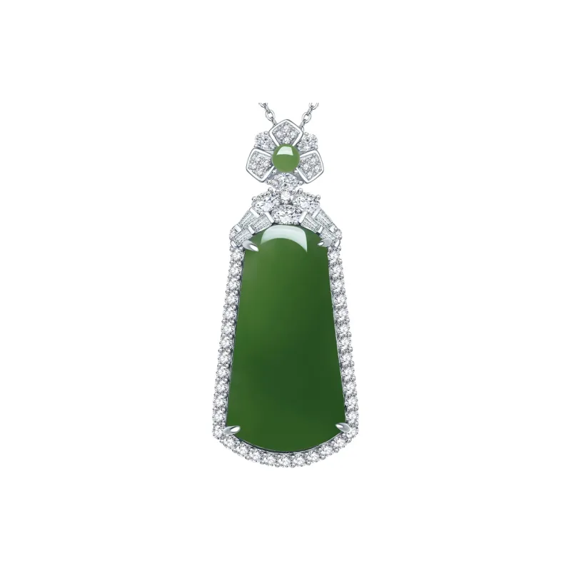 Century Edge Jewelry Hetian Jade Pendant Jasper Women's-0